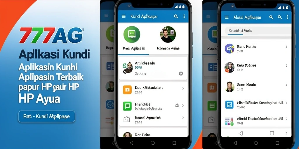 Tampilan antarmuka aplikasi Kunci Aplikasi 777AG yang intuitif.