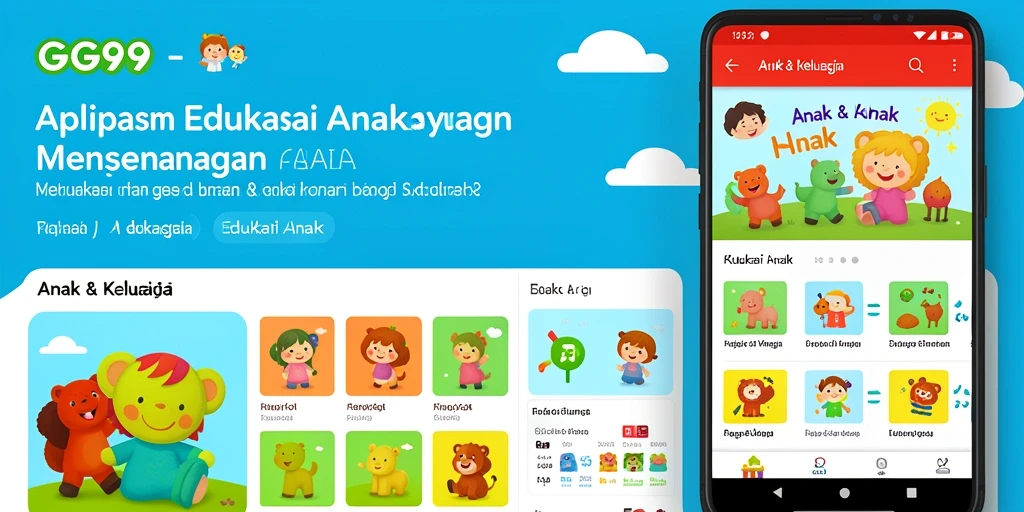 Antarmuka interaktif GG99 untuk pembelajaran yang menyenangkan.