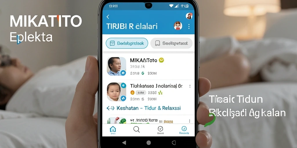 Tampilan antarmuka aplikasi MIKATOTO yang sederhana dan menenangkan.