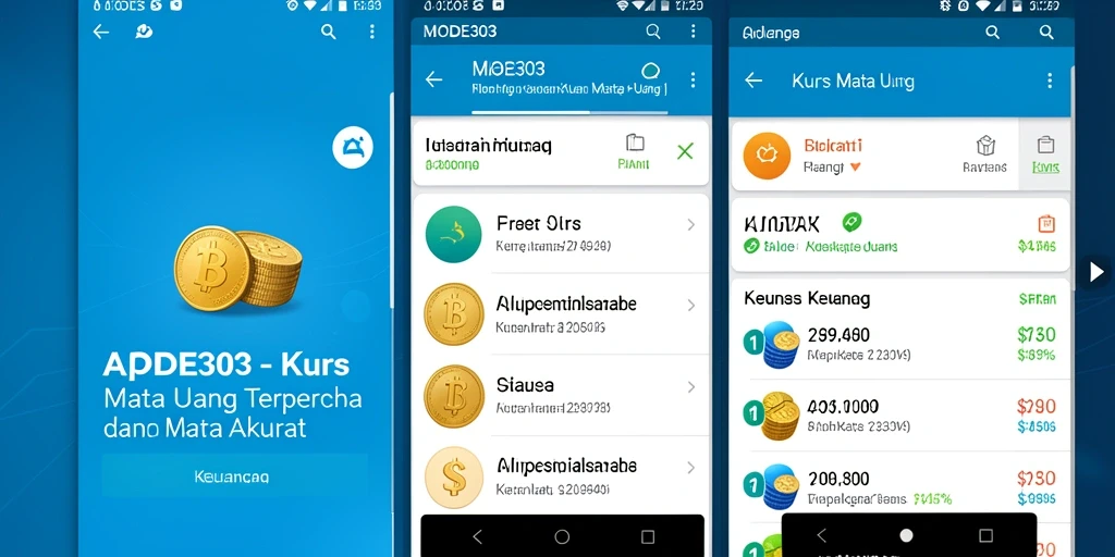 Tampilan antarmuka MODE303 yang modern dan informatif.