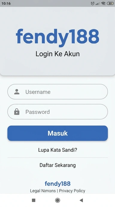 Masuk Akun Fendy188 untuk Pengguna Android